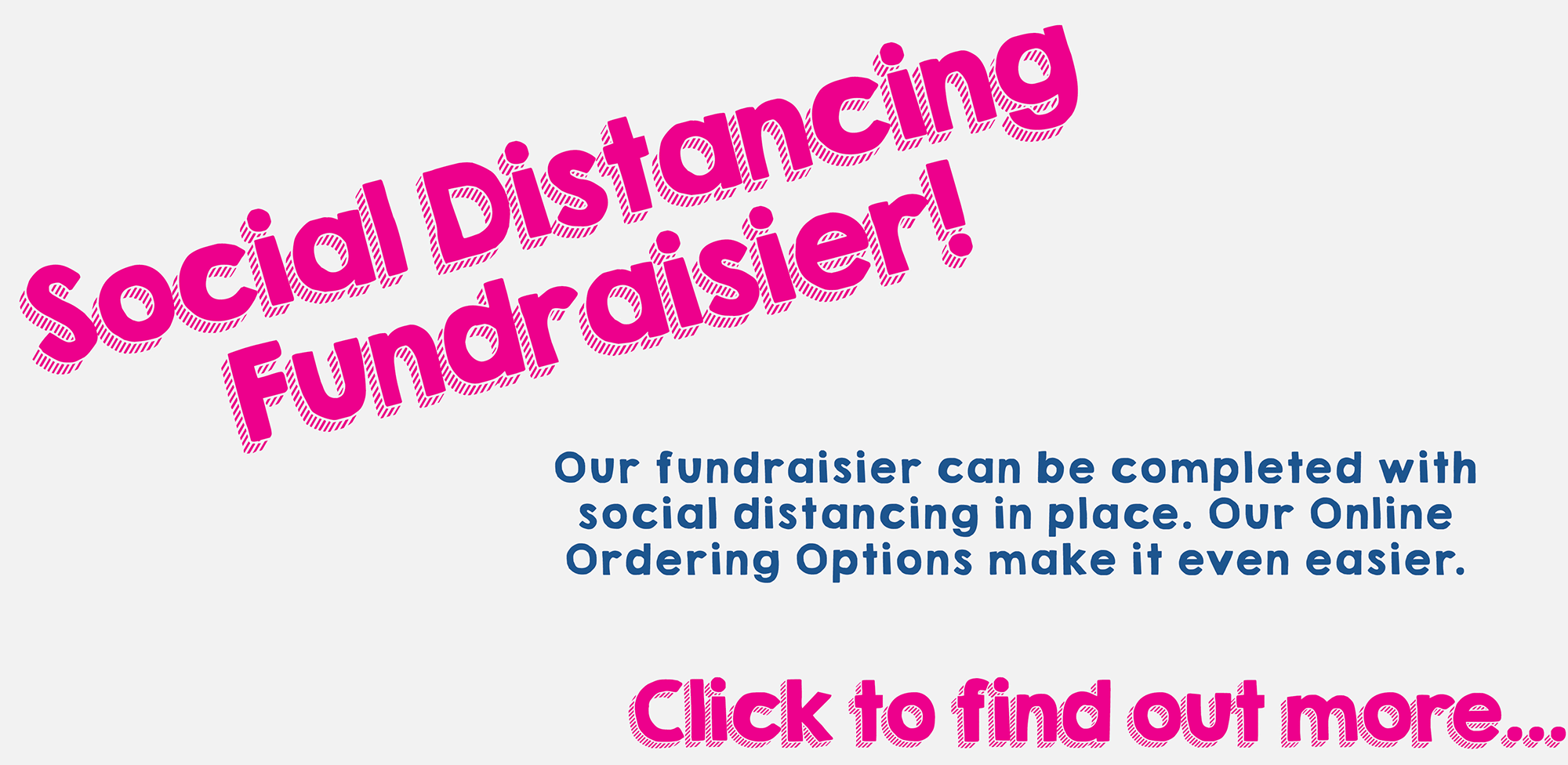 Social Distancing School Fundraiser Art